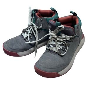LL Bean Vista Hiker II Mid Boots Womens 6.5 Gray Suede Outdoor Gorpcore Granola